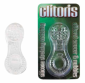 Прозрачное эрекционное кольцо со стимулятором клитора Clitoris - 0