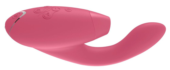Розовый стимулятор Womanizer DUO с вагинальным отростком - 1