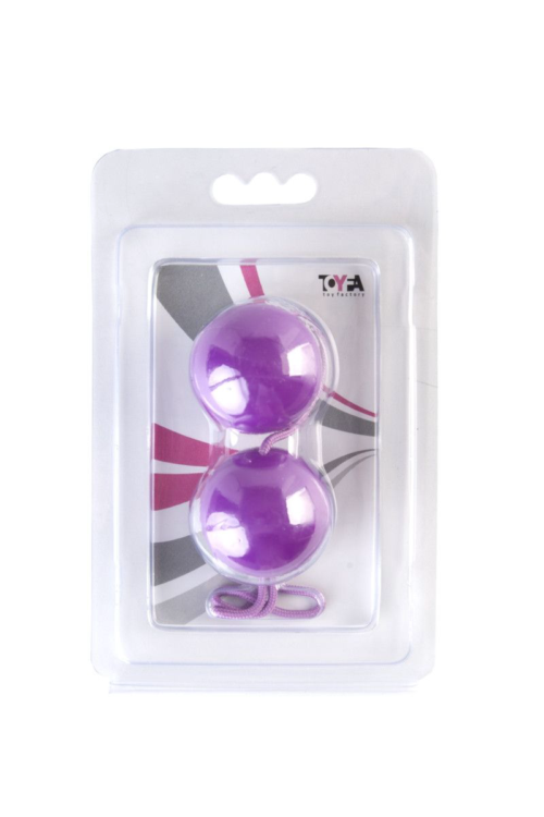 Фиолетовые вагинальные шарики BI-BALLS - 1
