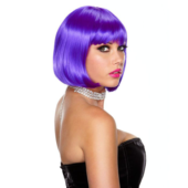 Фиолетовый парик-каре Playfully Purple - 0