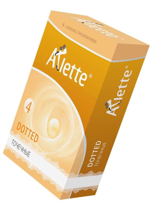 Презервативы Arlette Dotted с точечной текстурой - 6 шт. - 0