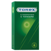 Текстурированные презервативы Torex С точками - 12 шт. - 0