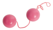 Розовые вагинальные шарики BI-BALLS - 0