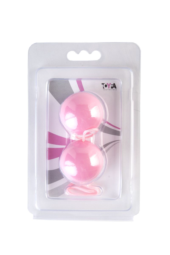 Розовые вагинальные шарики BI-BALLS - 1