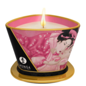 Массажная свеча Rose Petals с ароматом розы - 170 мл. - 0