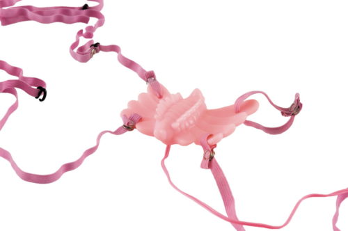 Розовый клиторальный стимулятор Sex Butterfly - 1