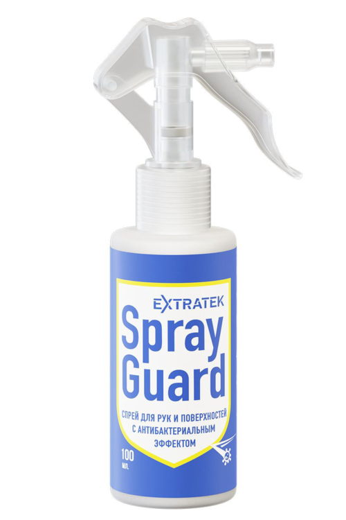 Спрей для рук и поверхностей с антибактериальным эффектом EXTRATEK Spray Guard - 100 мл. - 0