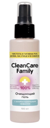 Очищающий гель с антибактериальным эффектом CleanCare Family - 100 мл. - 0