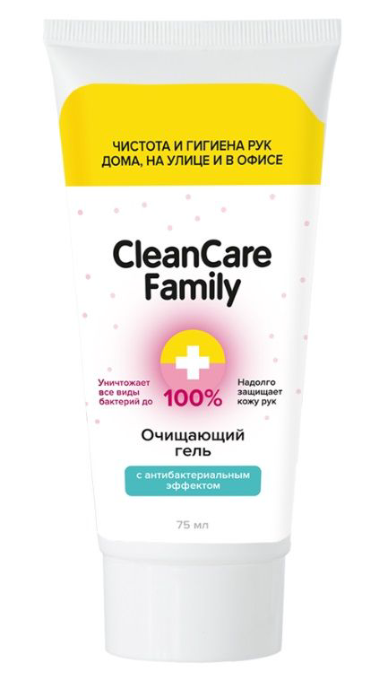 Очищающий гель с антибактериальным эффектом CleanCare Family - 75 мл. - 0