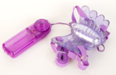 Фиолетовый клиторальный стимулятор Sex Butterfly - 0