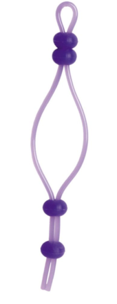 Фиолетовое лассо с 4 утяжками - 0
