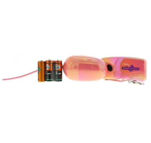 Розовое виброяйцо на дистанционном пульте управления - 1