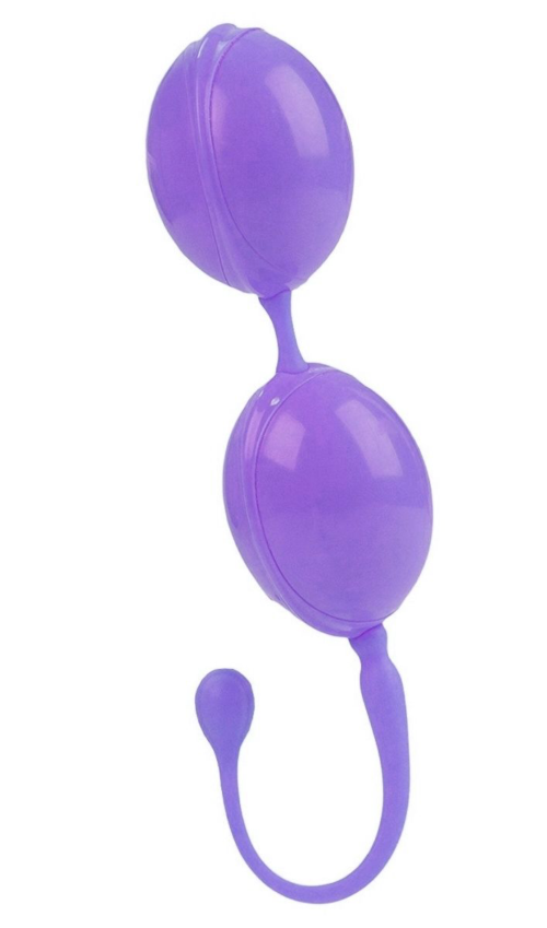 Фиолетовые каплевидные вагинальные шарики L amour Premium Weighted Pleasure System - 0