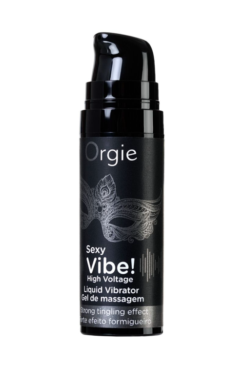 Гель для массажа ORGIE Sexy Vibe High Voltage с эффектом вибрации - 15 мл. - 3