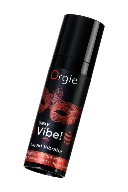 Разогревающий гель для массажа ORGIE Sexy Vibe Hot с эффектом вибрации - 15 мл. - 3