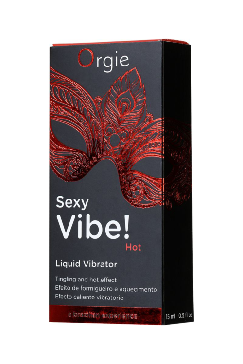 Разогревающий гель для массажа ORGIE Sexy Vibe Hot с эффектом вибрации - 15 мл. - 4