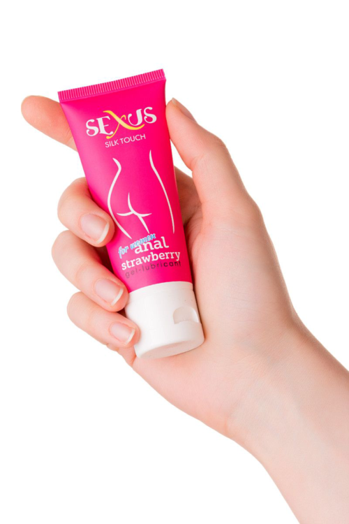 Анальный гель для женщин с ароматом клубники Silk Touch Strawberry Anal - 50 мл. - 2