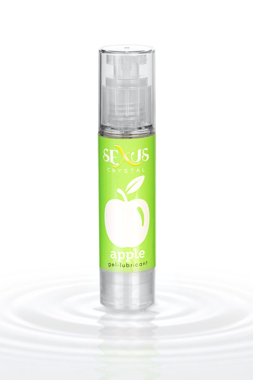 Увлажняющий лубрикант с ароматом яблока Crystal Apple - 60 мл. - 3