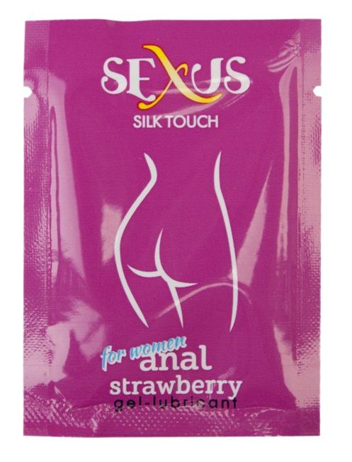 Набор из 50 пробников анальной гель-смазки Silk Touch Strawberry Anal по 6 мл. каждый - 1