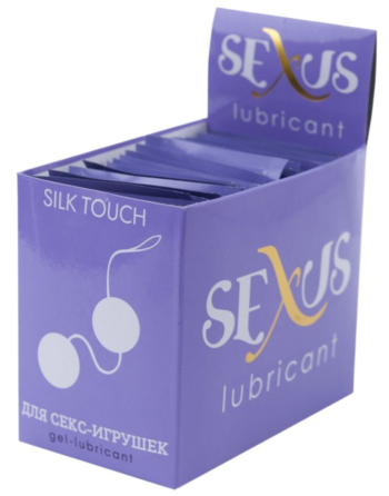 Набор из 50 пробников увлажняющей гель-смазки для секс-игрушек Silk Touch Toy по 6 мл. каждый
