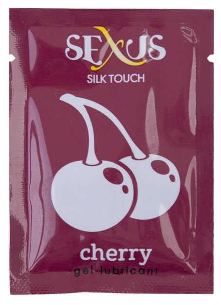 Набор из 50 пробников увлажняющей гель-смазки с ароматом вишни Silk Touch Cherry по 6 мл. каждый - 1