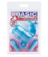 Эрекционное кольцо с 2 вибраторами BASIC ESSENTIAL - 1