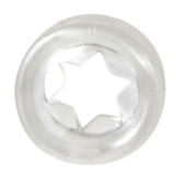 Прозрачное эрекционное кольцо STYLE STAR COCKRING - 1
