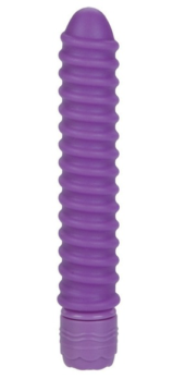 Фиолетовый спиральный вибратор Sorority Screw - 12,75 см. - 0