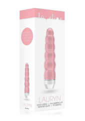 Розовый фигурный вибратор Lauryn - 15 см. - 2