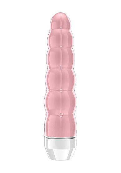 Розовый фигурный вибратор Lauryn - 15 см. - 0