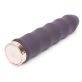 Фиолетовый вибратор с волнообразным стволом Deep Inside Rechargeable Classic Wave Vibrator - 16,5 см. - 1