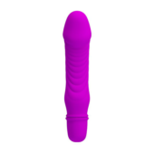 Фиолетовый мини-вибратор Stev -13,5 см. - 1