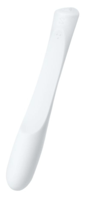 Белый гибкий водонепроницаемый вибратор Sirens Venus - 22 см. - 0