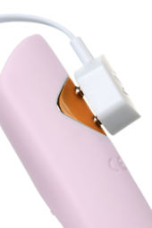 Нежно-розовый гибкий водонепроницаемый вибратор Sirens Venus - 22 см. - 8