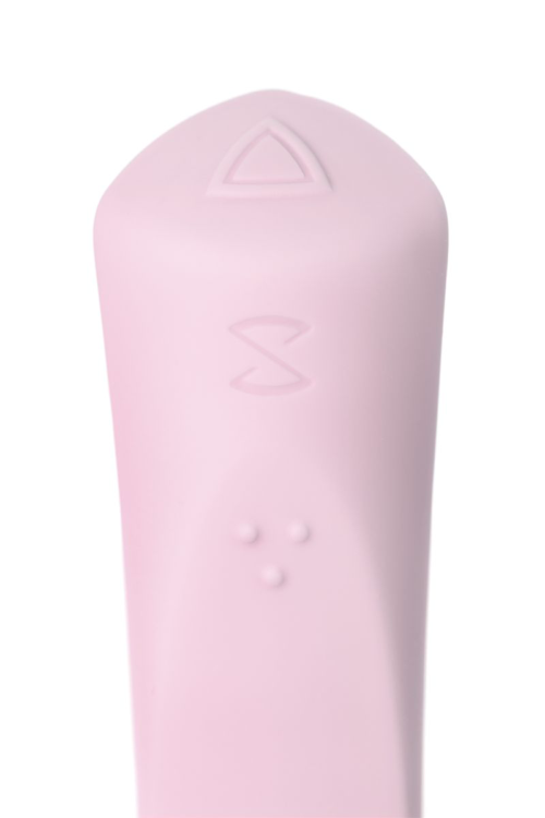 Нежно-розовый гибкий водонепроницаемый вибратор Sirens Venus - 22 см. - 9