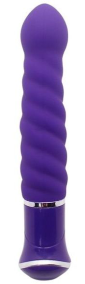Фиолетовый спиралевидный вибратор ECSTASY Charismatic Vibe - 20,7 см. - 0