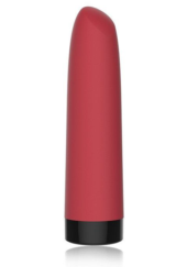 Красный мини-вибратор Awaken со скошенным кончиком - 10 см. - 0