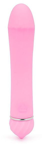 Розовый гладкий вибратор с 11 режимами вибрации - 11,5 см. - 0