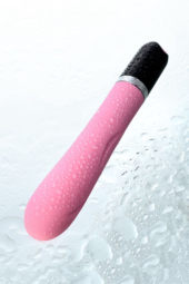 Розовый вибратор POLLY с 7 режимами вибрации - 18,3 см. - 7