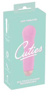 Нежно-розовый мини-вибратор Cuties Mini - 12,4 см. - 3