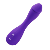 Фиолетовый вибратор Devil Dick - 16 см. - 2