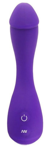 Фиолетовый вибратор Devil Dick - 16 см. - 0