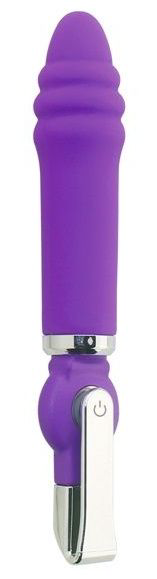 Фиолетовый вибратор ALICE 20-Function Desire Vibe - 16 см. - 0