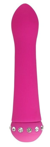 Розовый вибратор SPARKLE SUCCUBI BLISS CARESSING VIBE - 14,2 см. - 0