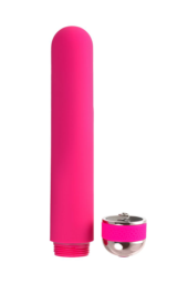 Розовый нереалистичный вибратор Mastick - 18 см. - 4