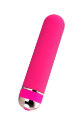 Розовый нереалистичный мини-вибратор Mastick Mini - 13 см. - 0