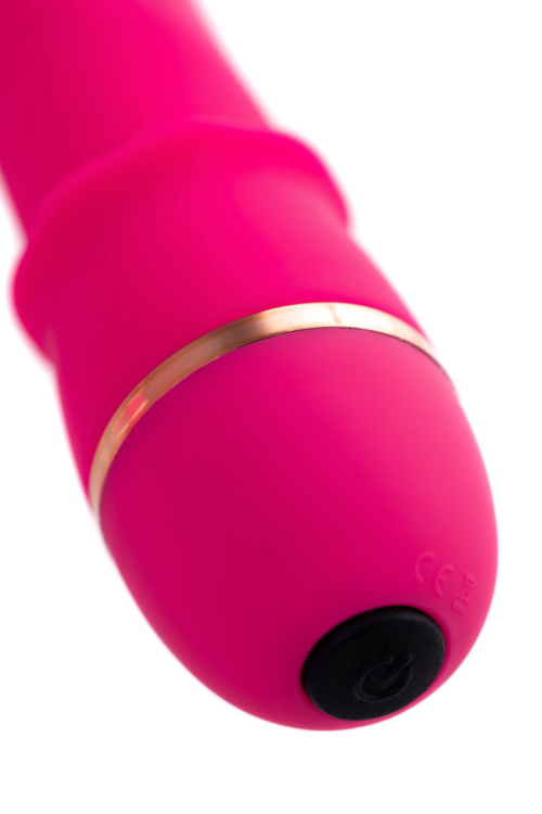 Ярко-розовый вибратор TOYFA March - 16,6 см. - 5