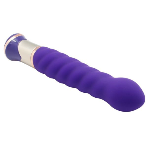 Фиолетовый вибратор-ротатор ECSTASY Deluxe Charismatic Vibe - 21 см. - 1