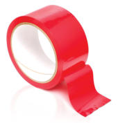 Красная самоклеющаяся лента для связывания Pleasure Tape - 10,7 м. - 1