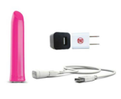 Розовый мини-вибратор Tango Pink USB rechargeable - 2